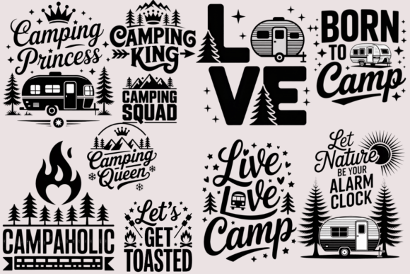 Camping Svg | Camper: A Font for Adventure and Awareness
