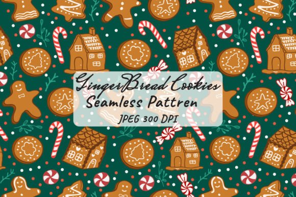 Festive Gingerbread Seamless Pattern: A Designer's Holiday Workhorse