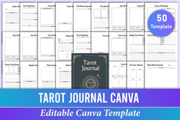 Master Your Tarot Practice with the Ultimate Canva Journal Template