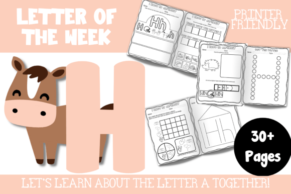 Preschool Letter H Activity Workbook: Engaging Little Learners