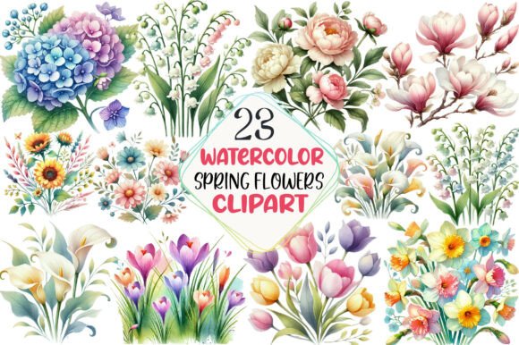 Spring Jasmine Flower Clipart: Infusing Digital Projects with Botanical Charm