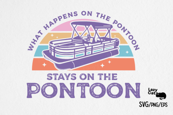 Summer Lake Pontoon SVG: Crafting a Nautical Vibe