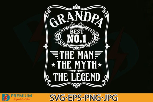 Timeless Charm: Vintage Grandpa SVG Design for Father's Day